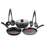 Non-Stick Cookware Set with Utensils