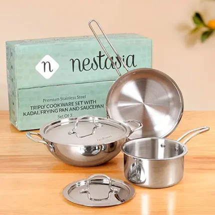 Nestasia Premium Triply Stainless Steel Cookware Set